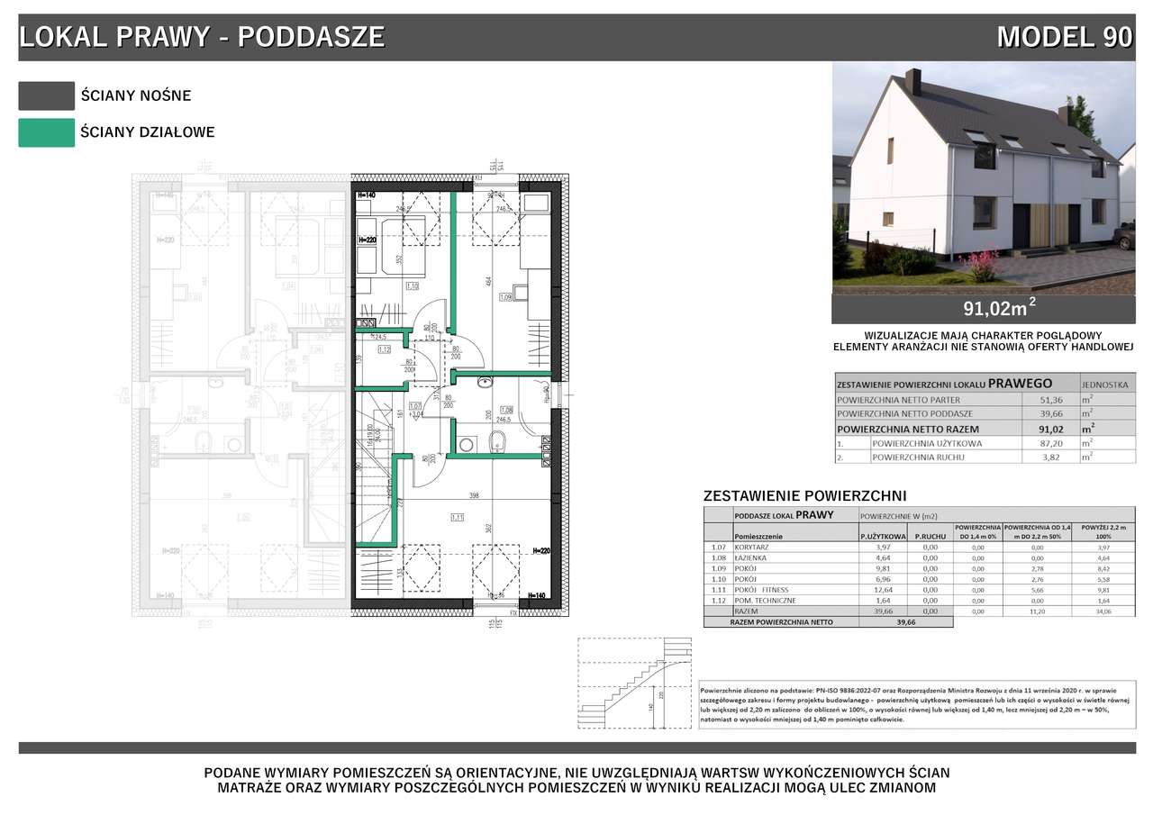 Dom, 91 m², Murowana Goślina-19