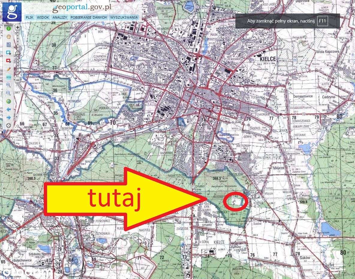 unikalne miejsce w Kielcach z Warunkami Zabudowy! - Pełny obrazek: 3/3