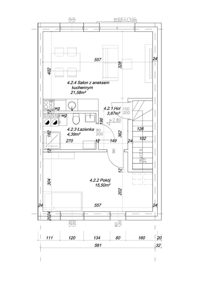 Mieszkania 2pokojowe w stanie deweloperskim z ogrodem lub balkonem!-8