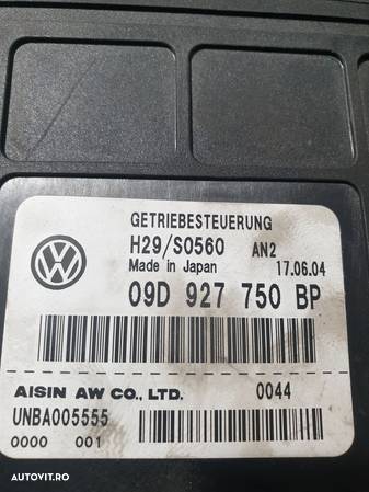 Modul Volkswagen Touareg 2003 - 2006 (376) CALCULATOR CUTIE DE VITEZE AUTOMATA 09D927750BP - 3