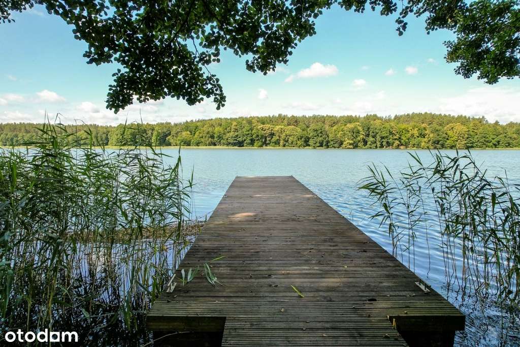 Piękny widok na jezioro Wierzbowskie i dostęp do wspólnego pomostu!-4