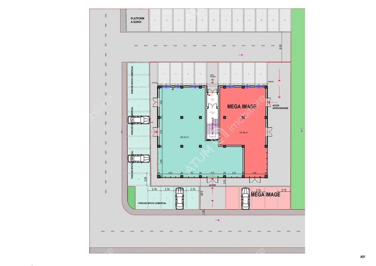 Spatiu comercial de inchiriat in Selimbar 252 mp si vitrina la strada - Imagine principală: 5/10