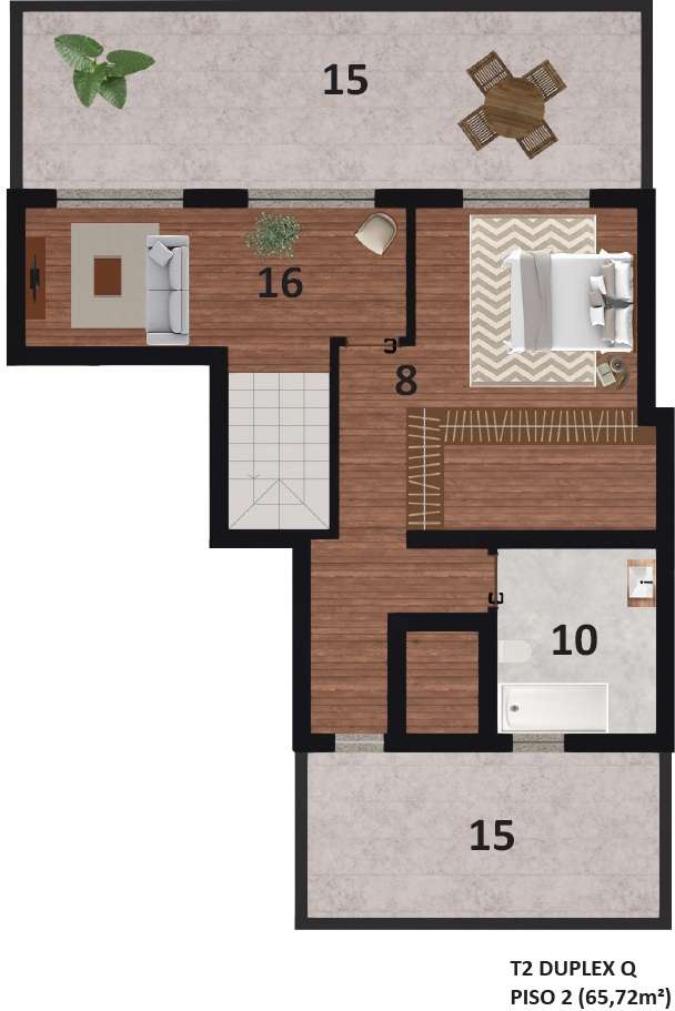T2 Duplex, Avenida da Europa-9