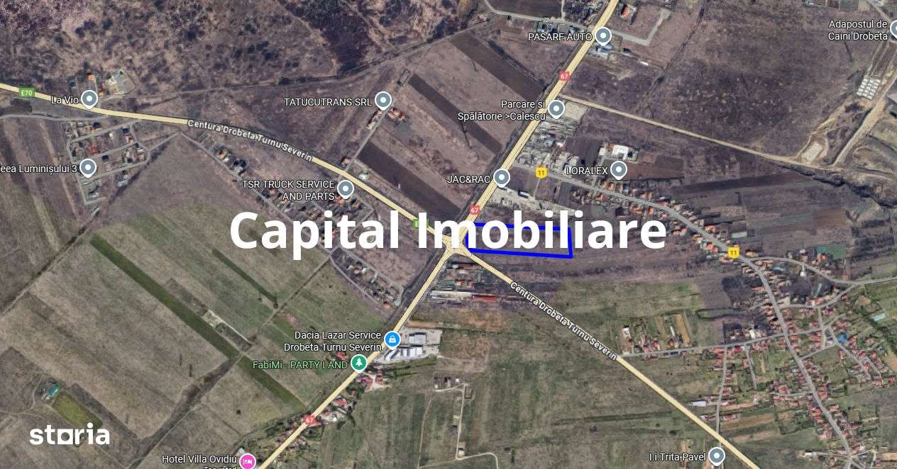 Teren Centura Severin – Acces din Giratoriu, 15 219mp - Imagine principală: 1/2