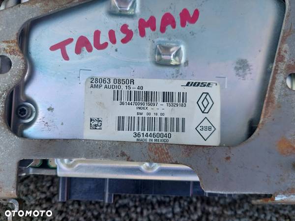 RENAULT TALISMAN WZMACNIACZ BOSE 280630850R RAF-AUTO CZĘŚCI - 4