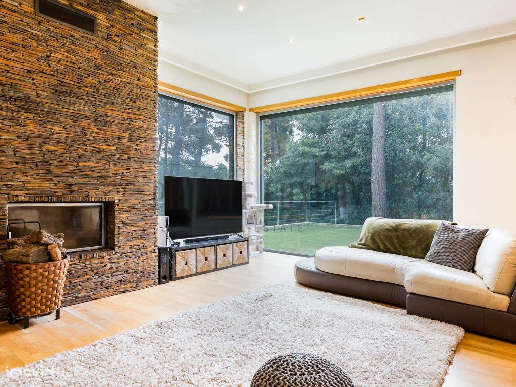 Moradia T5 na Herdade da Aroeira: Primeira Linha de Golfe com Vista...-7