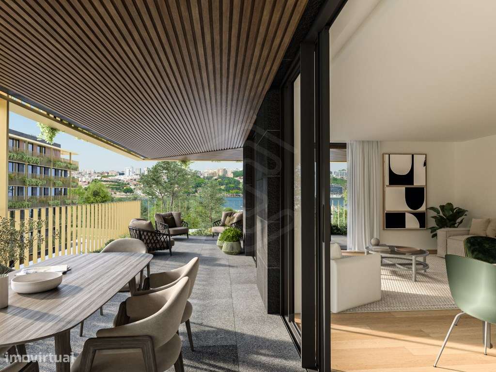 T3 com ampla Varanda, em Luxuoso Empreendimento em Canidelo - Vila ... - Grande imagem: 3/36