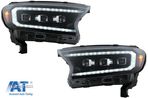 Faruri LED Light Bar Dynamic Ford Ranger Raptor (2015-2020) Semnal Dinamic Matrix Projector - 2