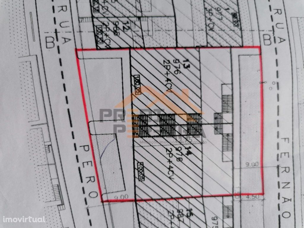 Terreno com viabilidade de construção de edifício com doz...