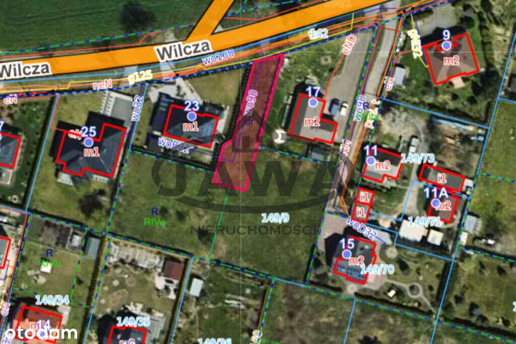 Działka budowlana ulica Wilcza 21-5
