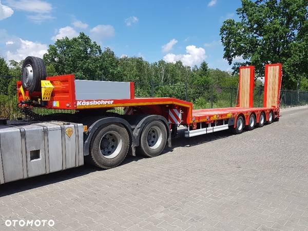 Kassbohrer Kaessbohrer rozciągany SLA4 Lowbed Niskopodwozie - 6