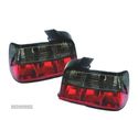 FAROLINS TRASEIROS PARA BMW E36 90-97 PRETO VERMELHO - 1