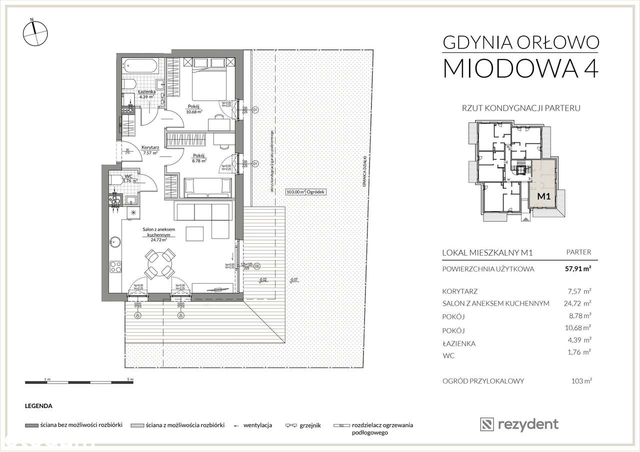 Miodowa 4 | mieszkanie 3-pok. | 1 - Pełny obrazek: 2/7
