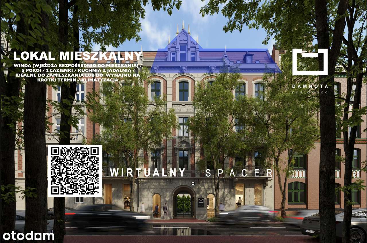 BEZPOŚREDNIO / tylko 5544 zł/m2 ! Winda /MIESZKANIE 133 m2 / DAMROTA 6-1