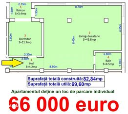 Kristal Residence Sibiu Apartament cu 2 camere!