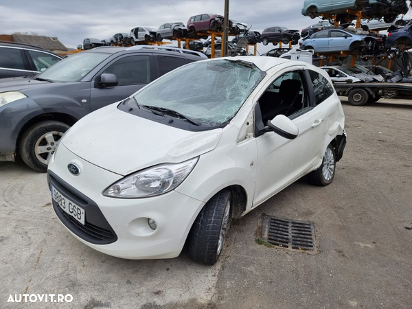 bara fata armatura luneta capota trager calandru radiator apa clima far stanga dreapta  Ford Ka motor 1.2 benzina FP4 dezmembrez - 2