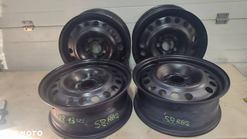 58RB2. FELGA STALOWA 5X110 ET43 6JX15H2 OPEL ASTRA ZAFIRA MERIWA OC 65,1 - 8