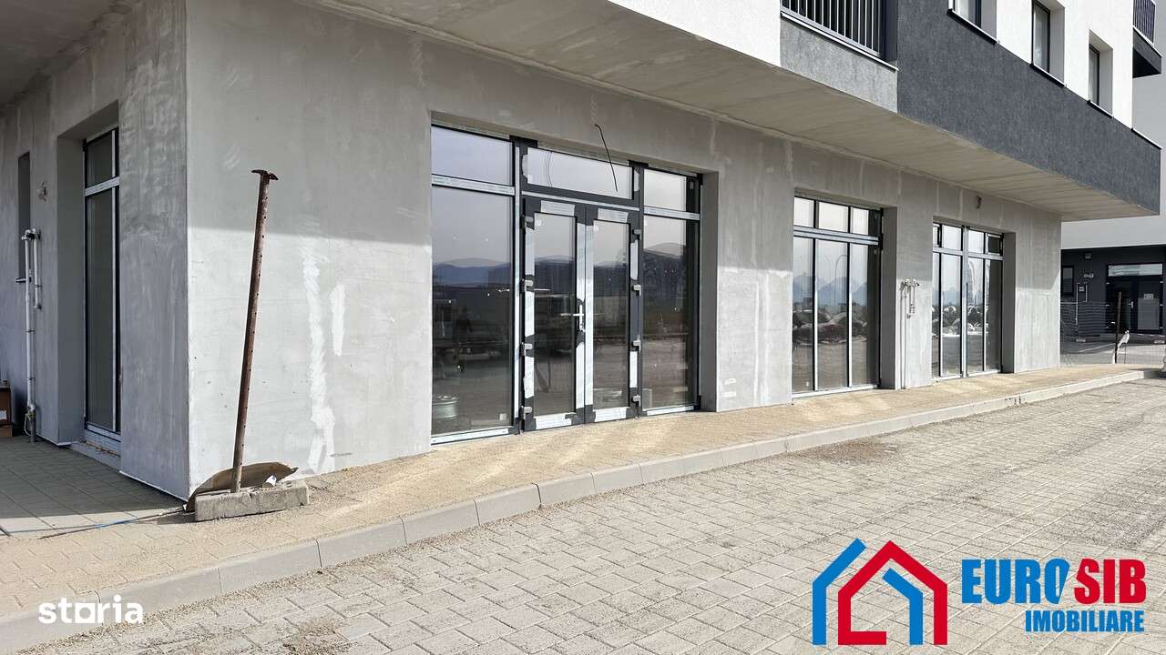 Spatiu comercial 47,61 mp cu vitrina in Sibiu zona Doamna Stanca - Imagine principală: 3/8