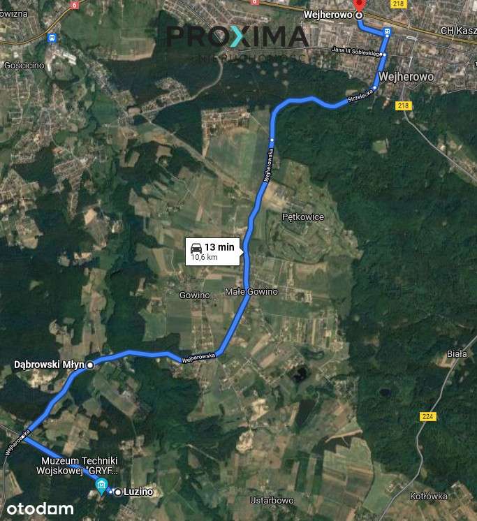 Działka Inwestycyjna – Dąbrówka, Gmina Luzino, Pow - Pełny obrazek: 4/15