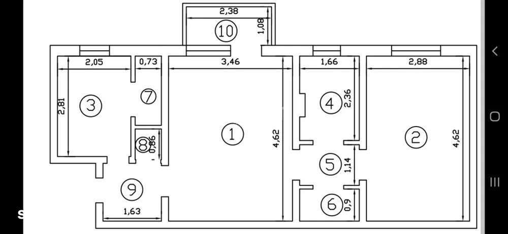 Apartament 2 camere-Podu Ros-Palas Mall-etaj intermediar-bloc fara ris - Imagine principală: 4/4