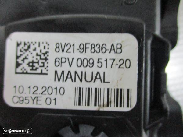 Pedal Acelerador Eletrico Ford Fiesta Vi (Cb1, Ccn) - 5