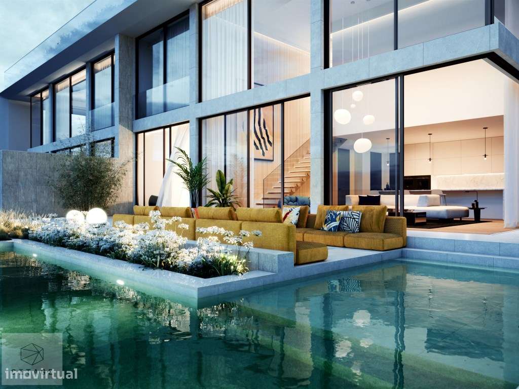 Moradia T4 com piscina e jardim-14