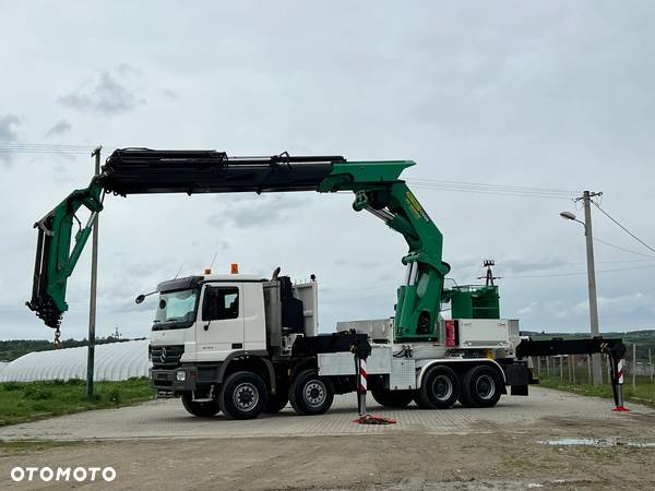 Mercedes-Benz * Mercedes 8x6  Actros 4144 * HDS Palfinger 150002 + FLY JIB PJ 170 * Dźwig * 40 TON * Wyciągarka * 35 Metrów * Kosz * - 18