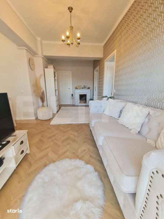 Apartament cu 3 camere, mobilat si utilat, lift, parcare, acces restri - Imagine principală: 1/17