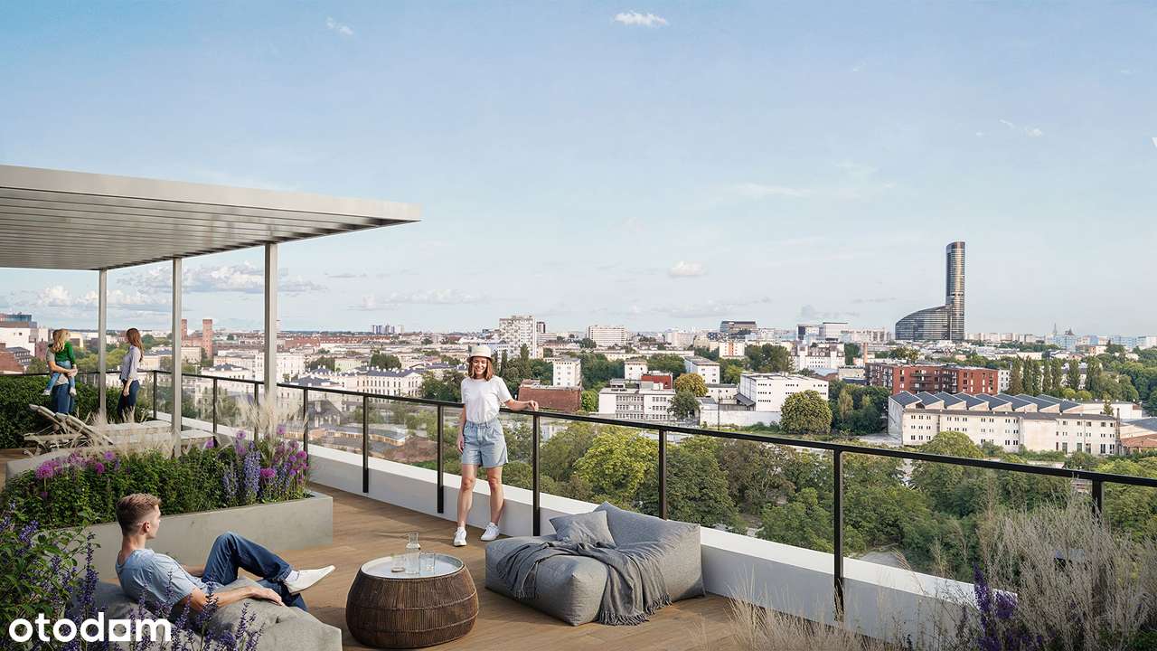 Nowoczesny apartament, duży balkon, taras widokowy z panoramą miasta!-2