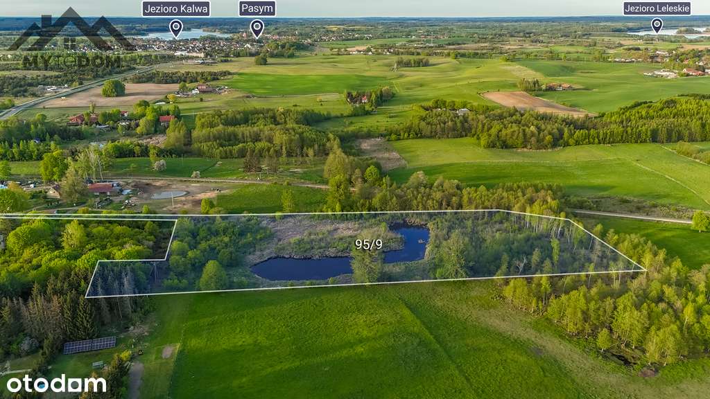 Działka 2.46h ze stawem w otoczeniu lasów i jezior-0