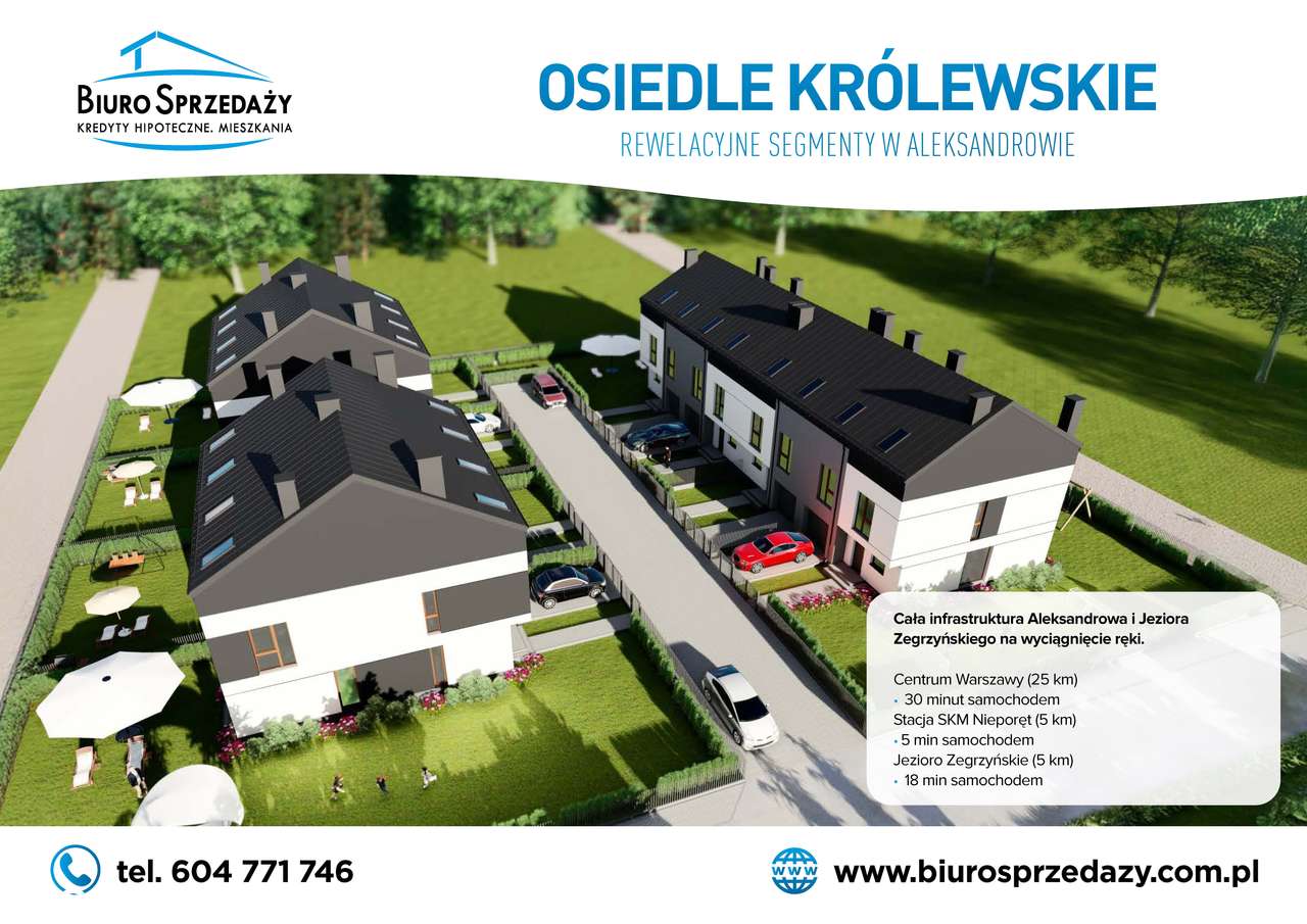 ŚRODKOWY SEGMENT Z DUŻĄ DZIAŁKĄ+GARAŻ+PODJAZD+PODDASZE-7