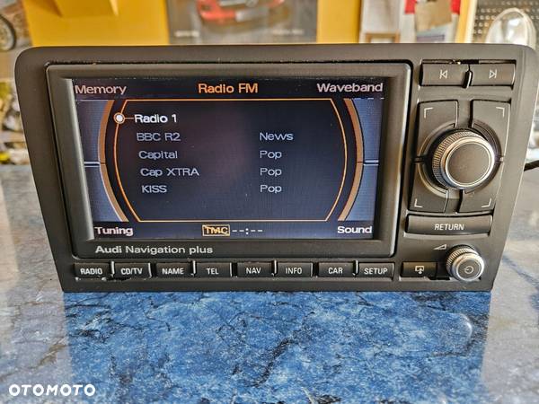 AUDI A3 8P NAWIGACJA RADIO RNS-E KOD 8P0035192S - 3