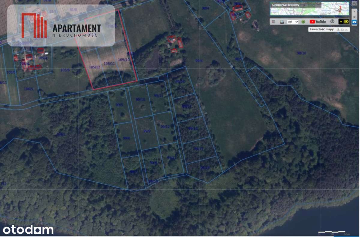 Działki budowlane niedaleko jeziora Komorze - Pełny obrazek: 5/8