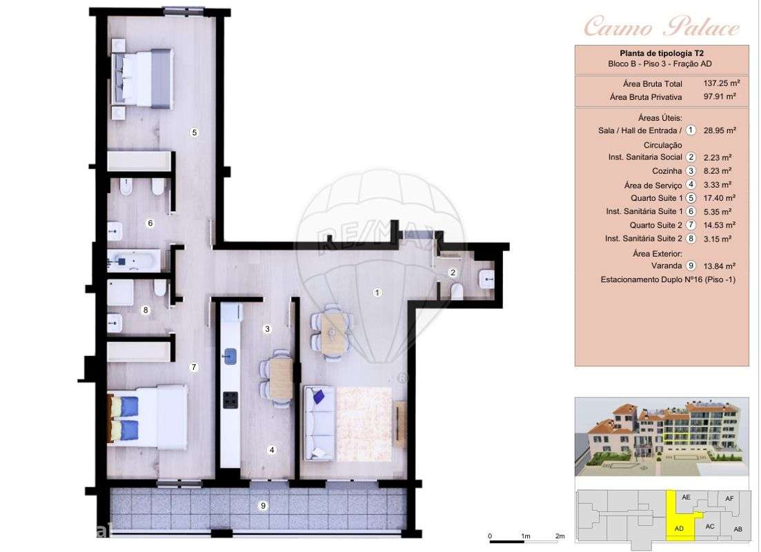 Apartamento T2 para venda - Grande imagem: 3/17
