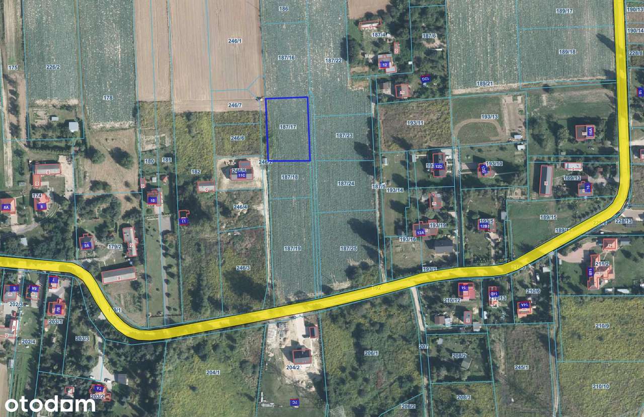 Działka budowlana – Baszki-Gmina Niemce 5 km od Lublina - Pełny obrazek: 2/15