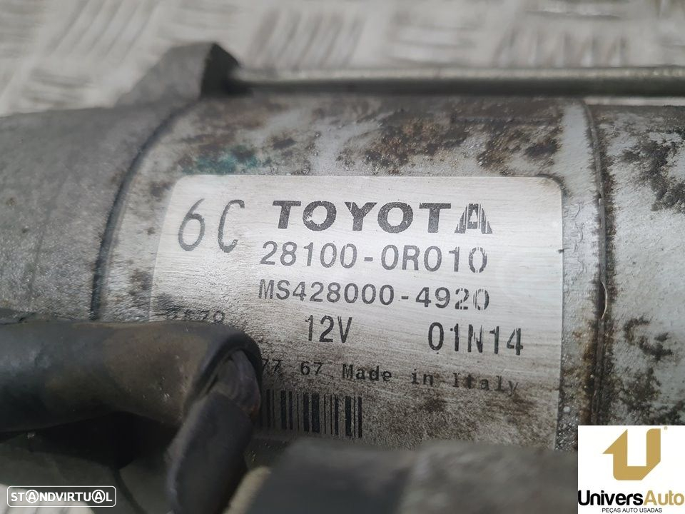 MOTOR ARRANQUE TOYOTA RAV 4 III 2011 -281000R010 - 4