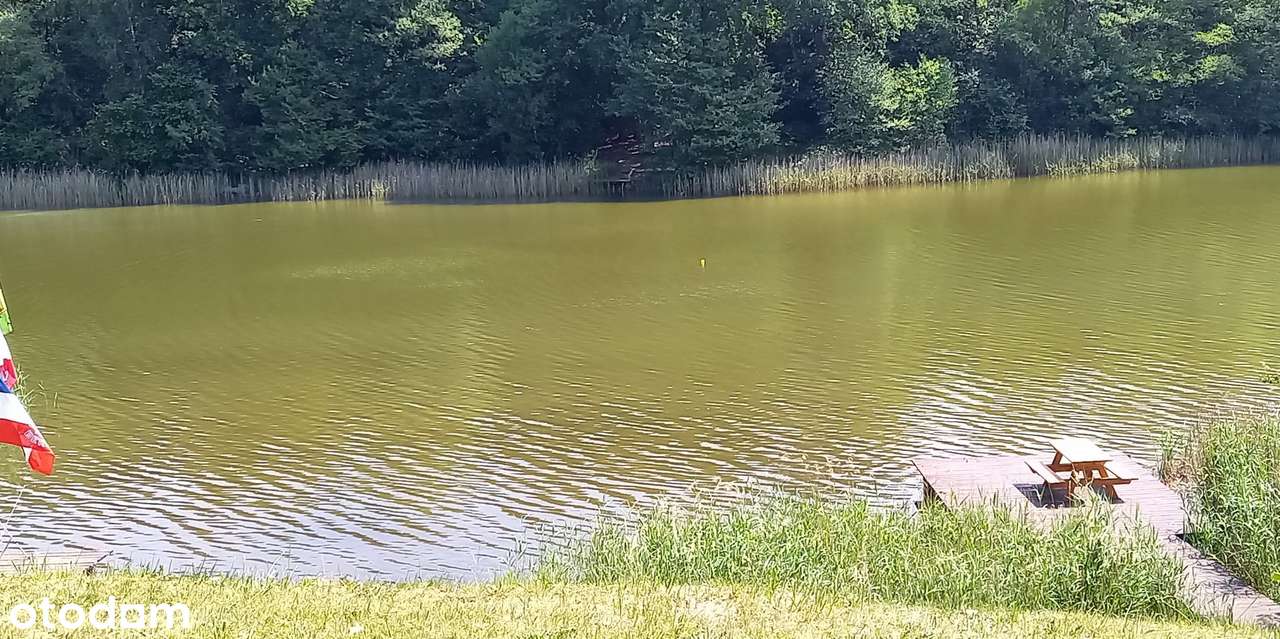 Garbicz - działka 5515 m² z budynkiem mieszkalnym nad jeziorem-5