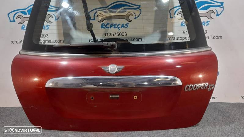 PORTA TAMPA MALA MINI COOPER ONE R56  FECHO PUXADOR MOTOR VIDRO 3º STOP AILERON ALERON SPOILER LIP - 3