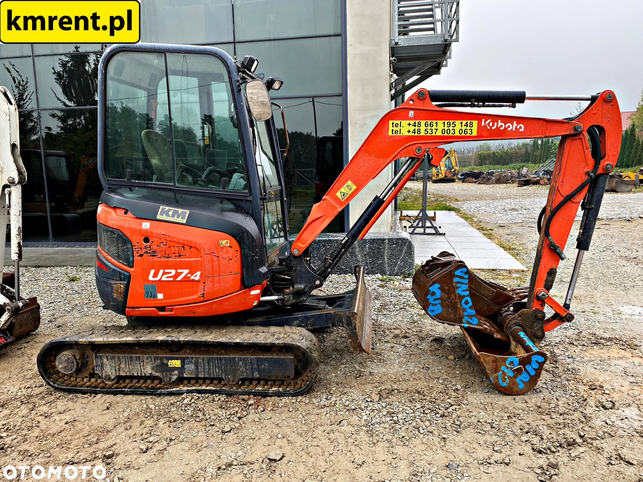 Kubota U 27-4 MINI-KOPARKA 2014R. | JCB 8026 CAT 303 304 KUBOTA U25 - 4