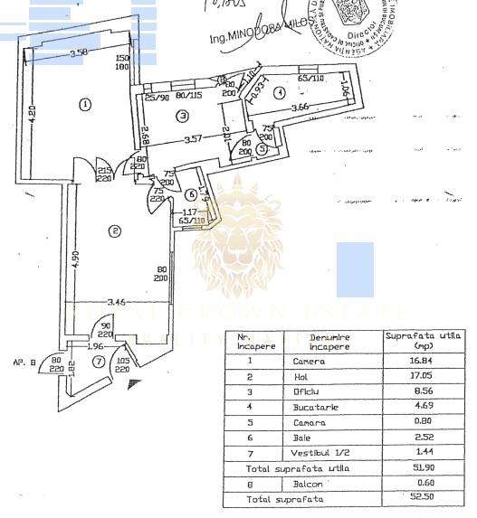 Apartament 2 camere | Piata Amzei - Piata Romana | bloc 1935-8