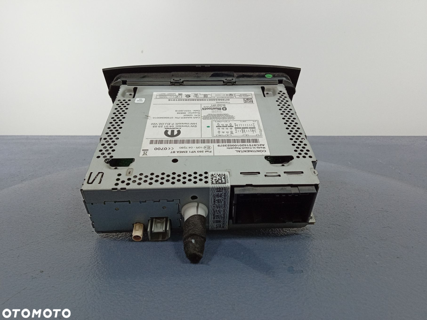 DOBLO II LIFT 15- RADIO FABRYCZNE OEM 07356340010 - 4