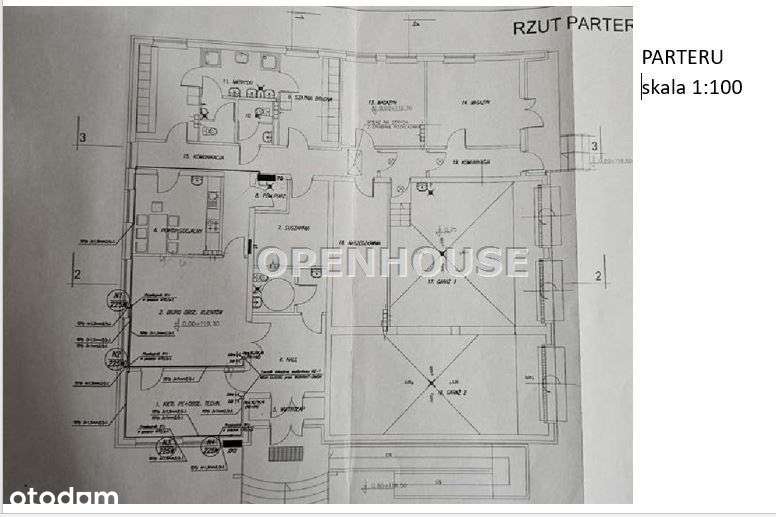 Dom,Biura,Garaże Wys.5m,10 miejsc par.Dział-1700m2-19