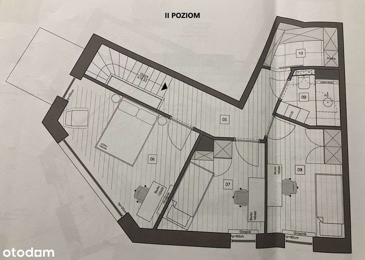 4 pokoje z tarasem w pobliżu Saskiej Kępy-17