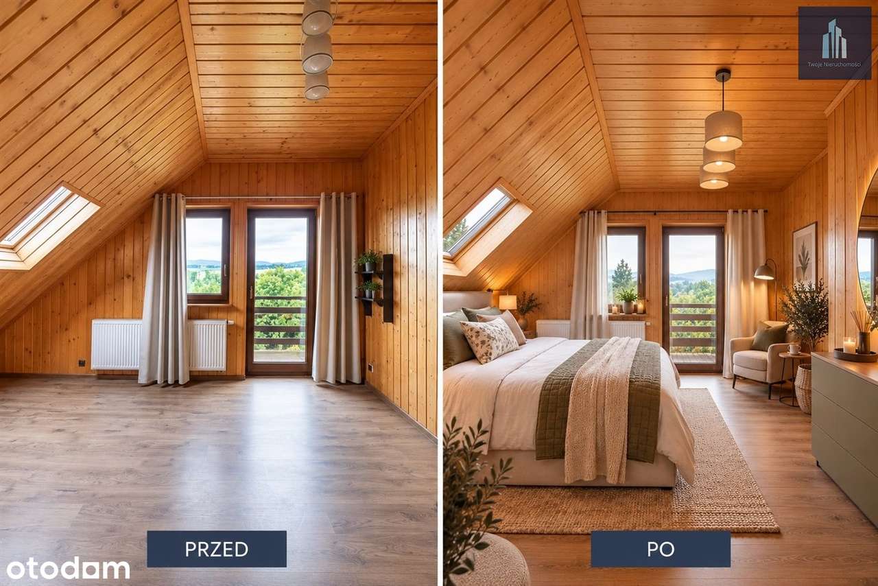 Dom z widokiem na panoramę Beskidu Żywieckiego-18