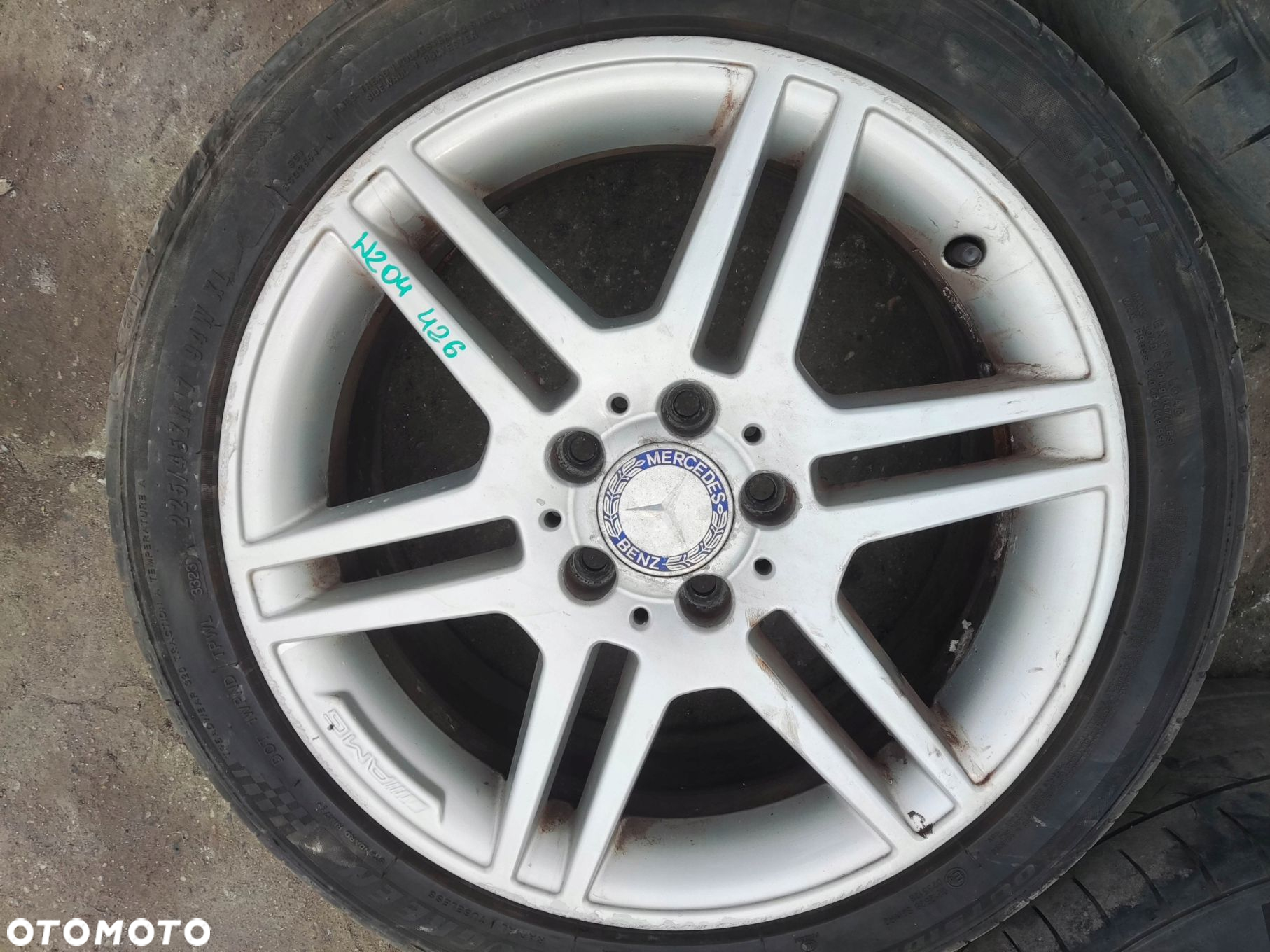 MERCEDES W204 W207 W212 FELGI ALUMINIOWE AMG 17'' 5X112 255/45/17 - 5