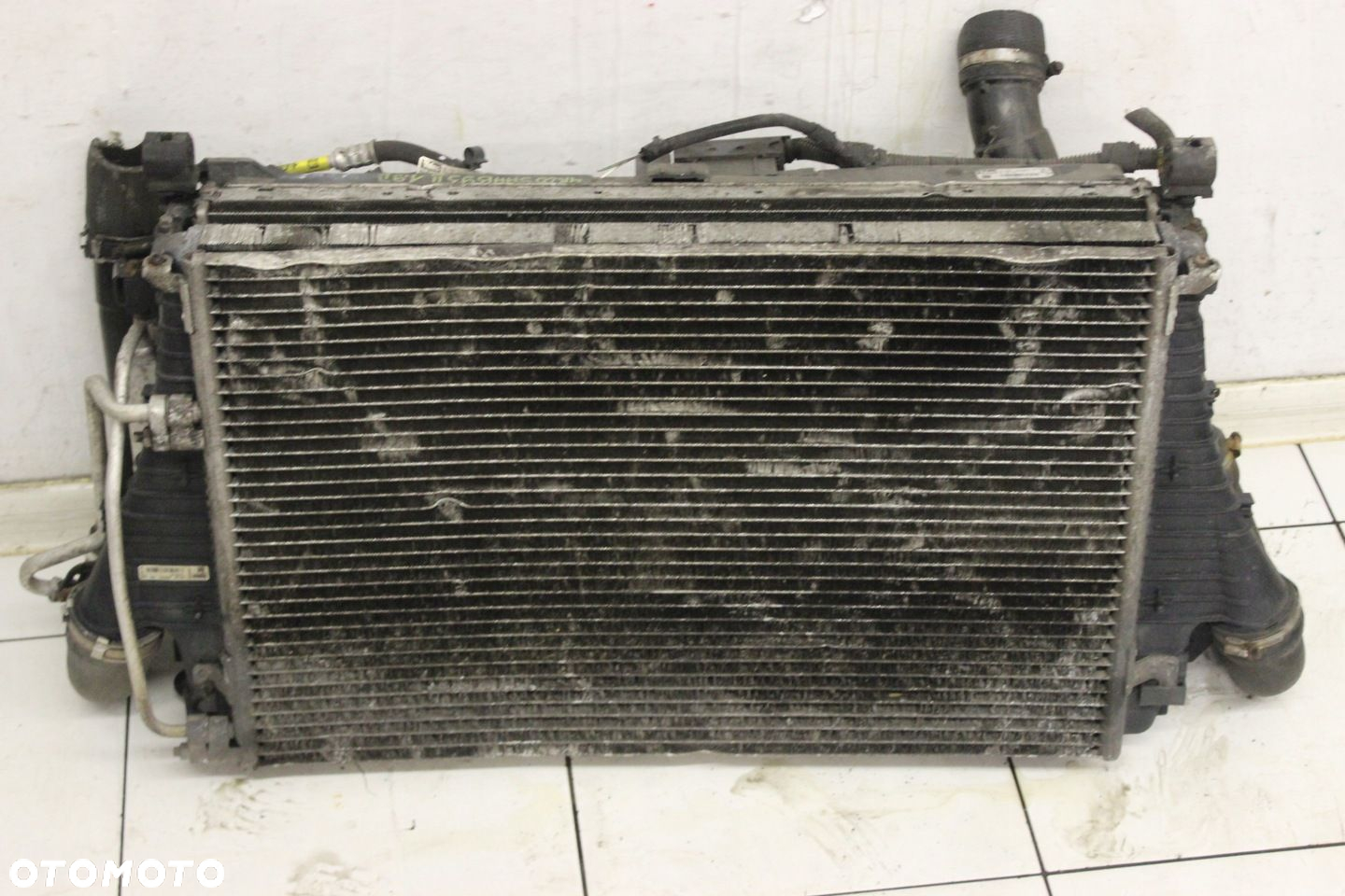 SAAB 93 9-3 II 1.9 TID CHŁODNICA WODY INTERCOOLER WENTYLATORY KOMPLET - 2