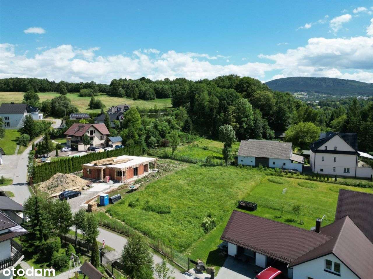 Łęki 11a pod zabudowę mieszkaniową.-2