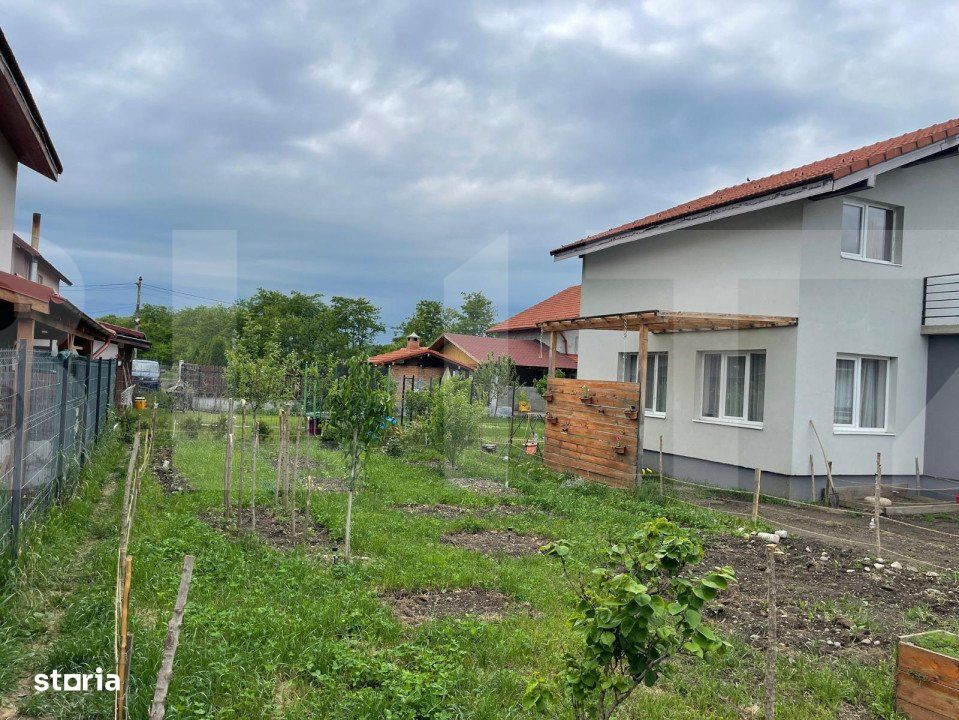 Casa individuala, finisata, 4 camere, 407 mp teren, Jucu