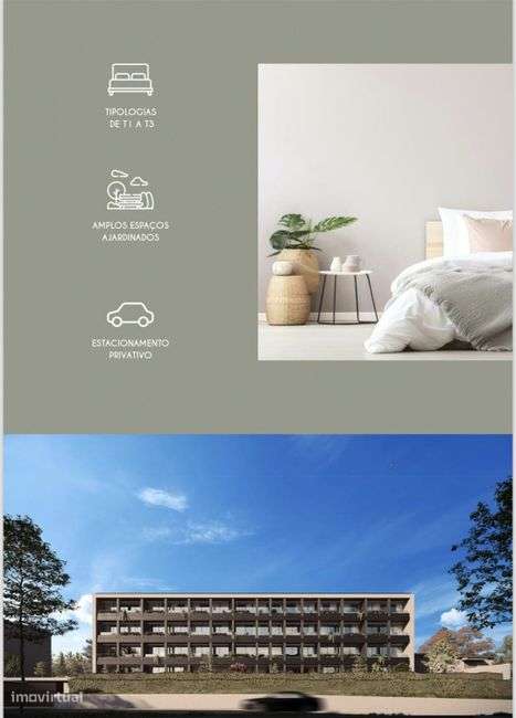 Apartamento T2 Novo em Construção – Ponte – Guimarães - Grande imagem: 2/9