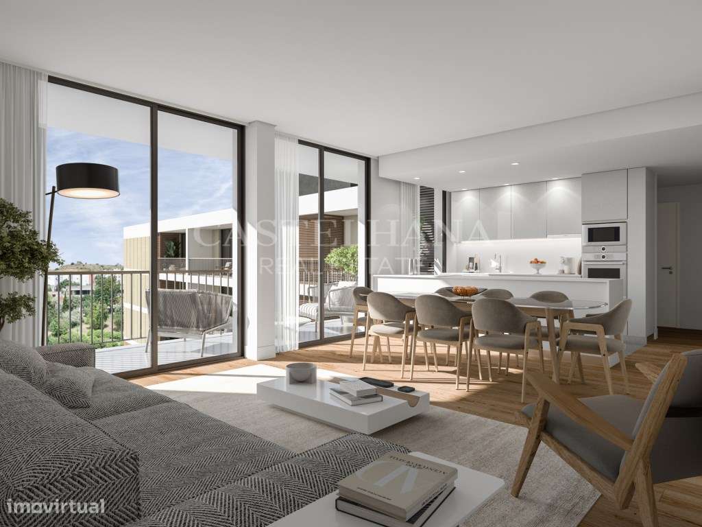 Apartamento T3 com varanda em novo empreendimento em Carnaxide - Grande imagem: 3/78